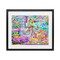 Stupell Industries Miami Fun Collage Framed Print Under Glass, design by Jess Stempel